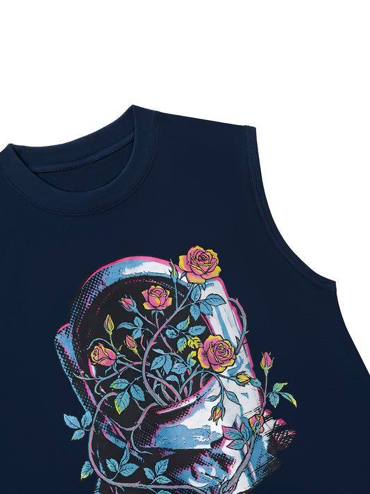 Áo Ba Lỗ Relaxed Fit Cosmic Blooms