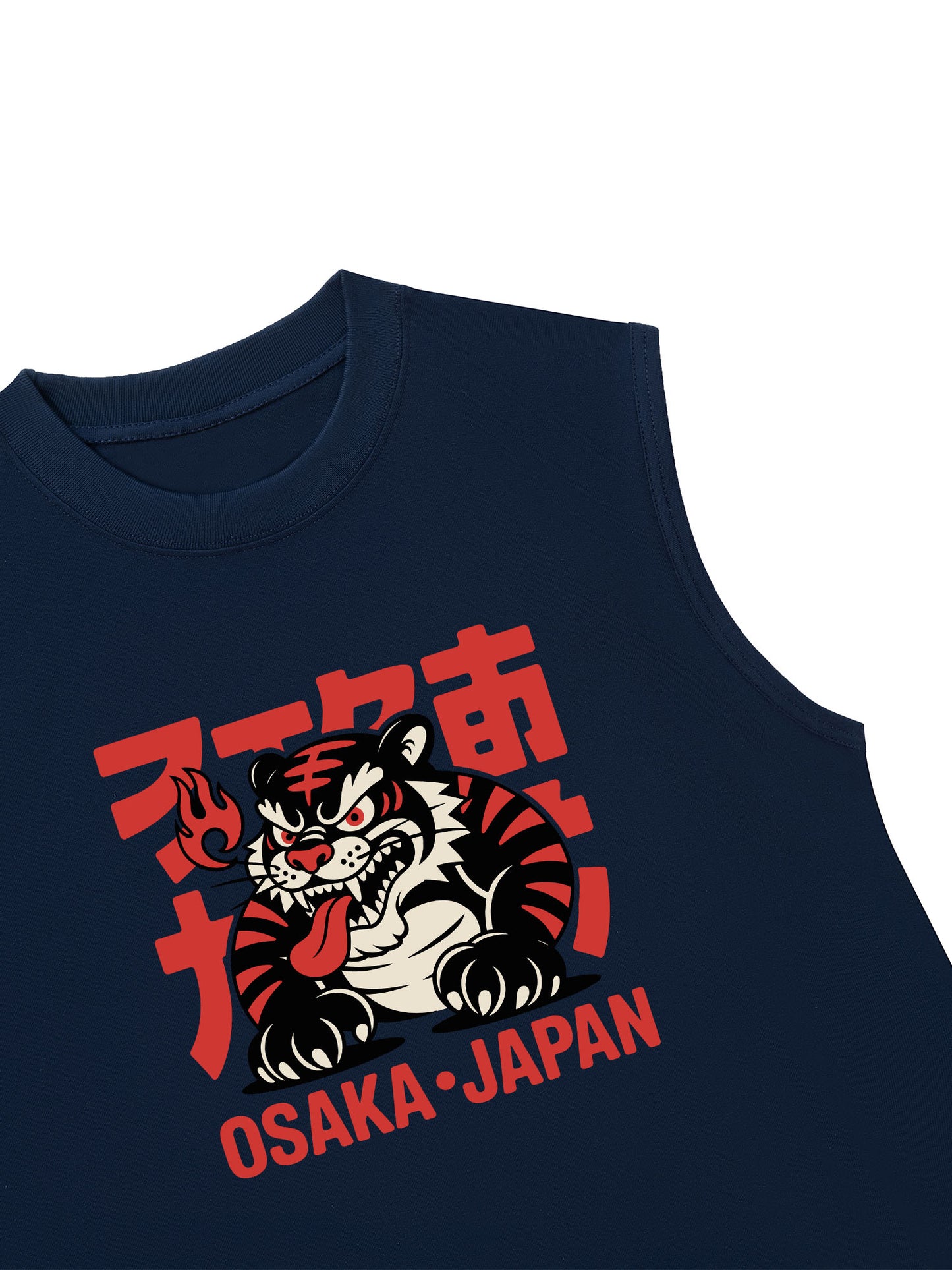 Áo Ba Lỗ Relaxed Fit Black Tiger