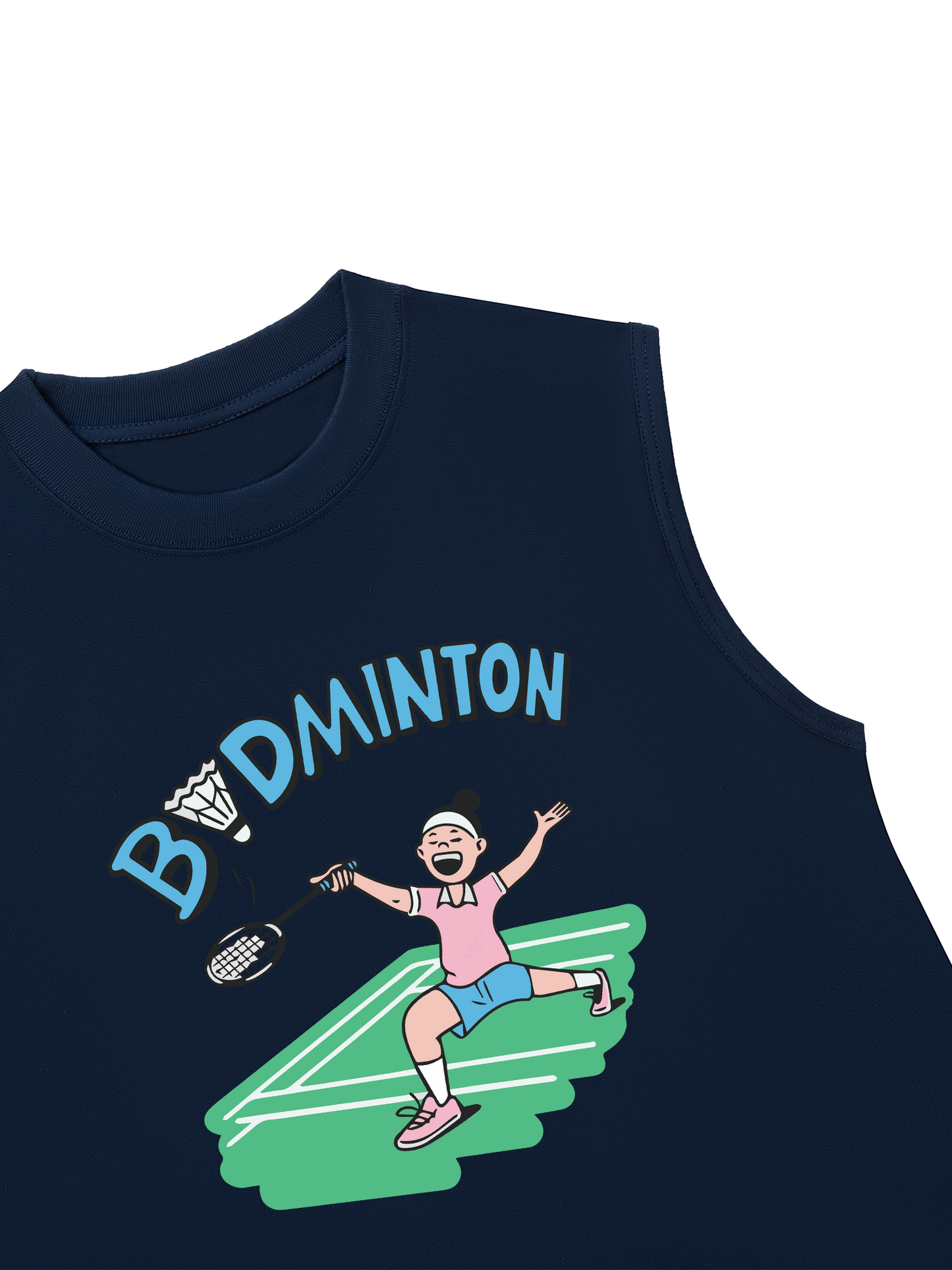 Áo Ba Lỗ Relaxed Fit Badminton