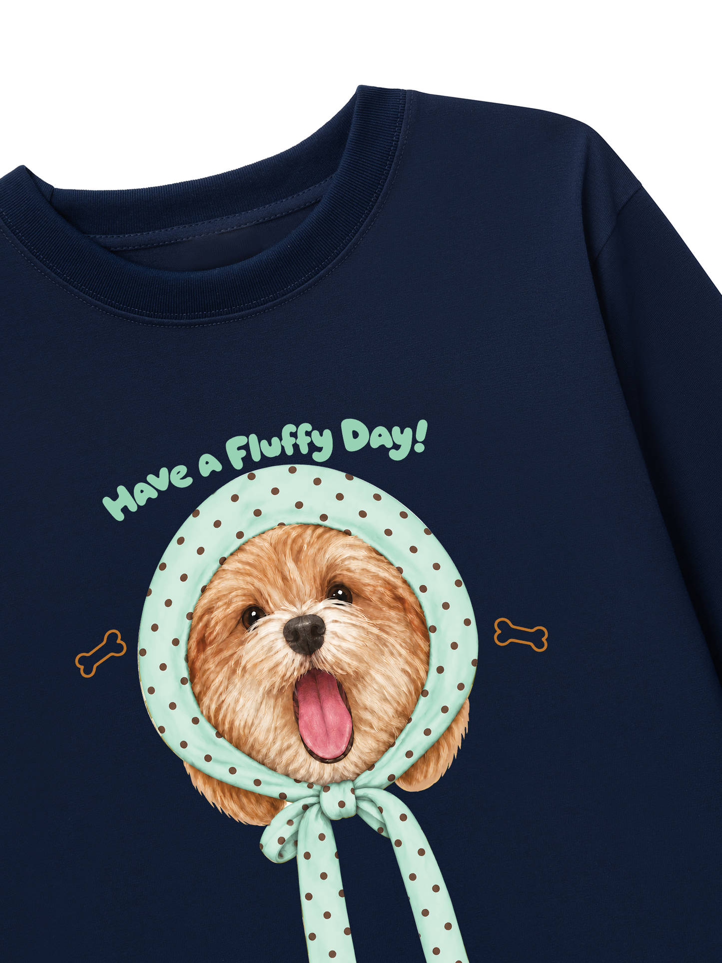Áo Thun Dài Tay Blue Tiffany Have A Fluffy Day !