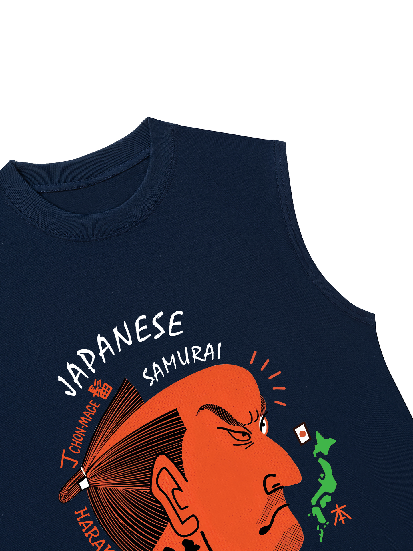 Áo Ba Lỗ Relaxed Fit Japan Spirit Samurai