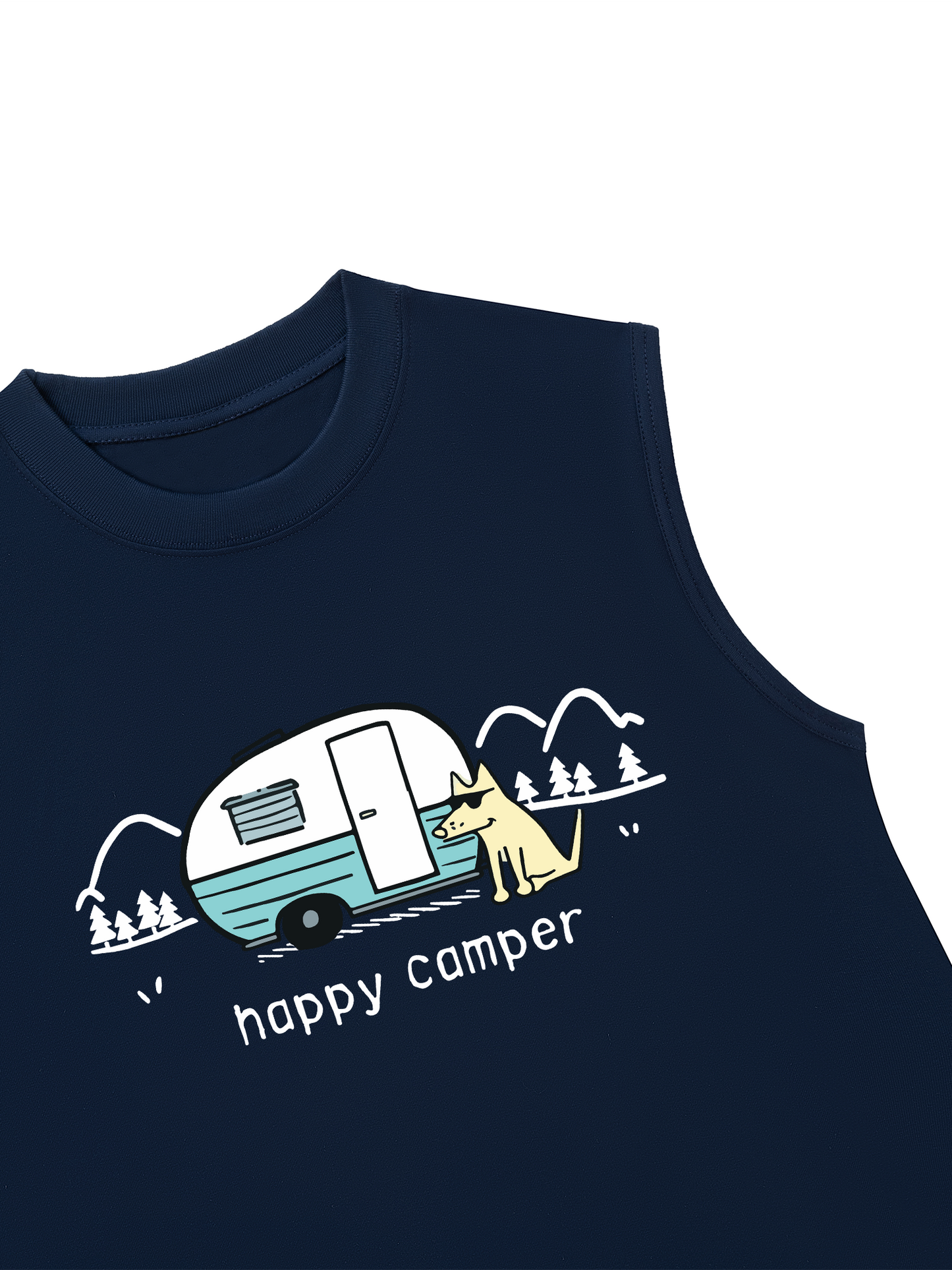 Áo Ba Lỗ Relaxed Fit Go Outside Happy Camper