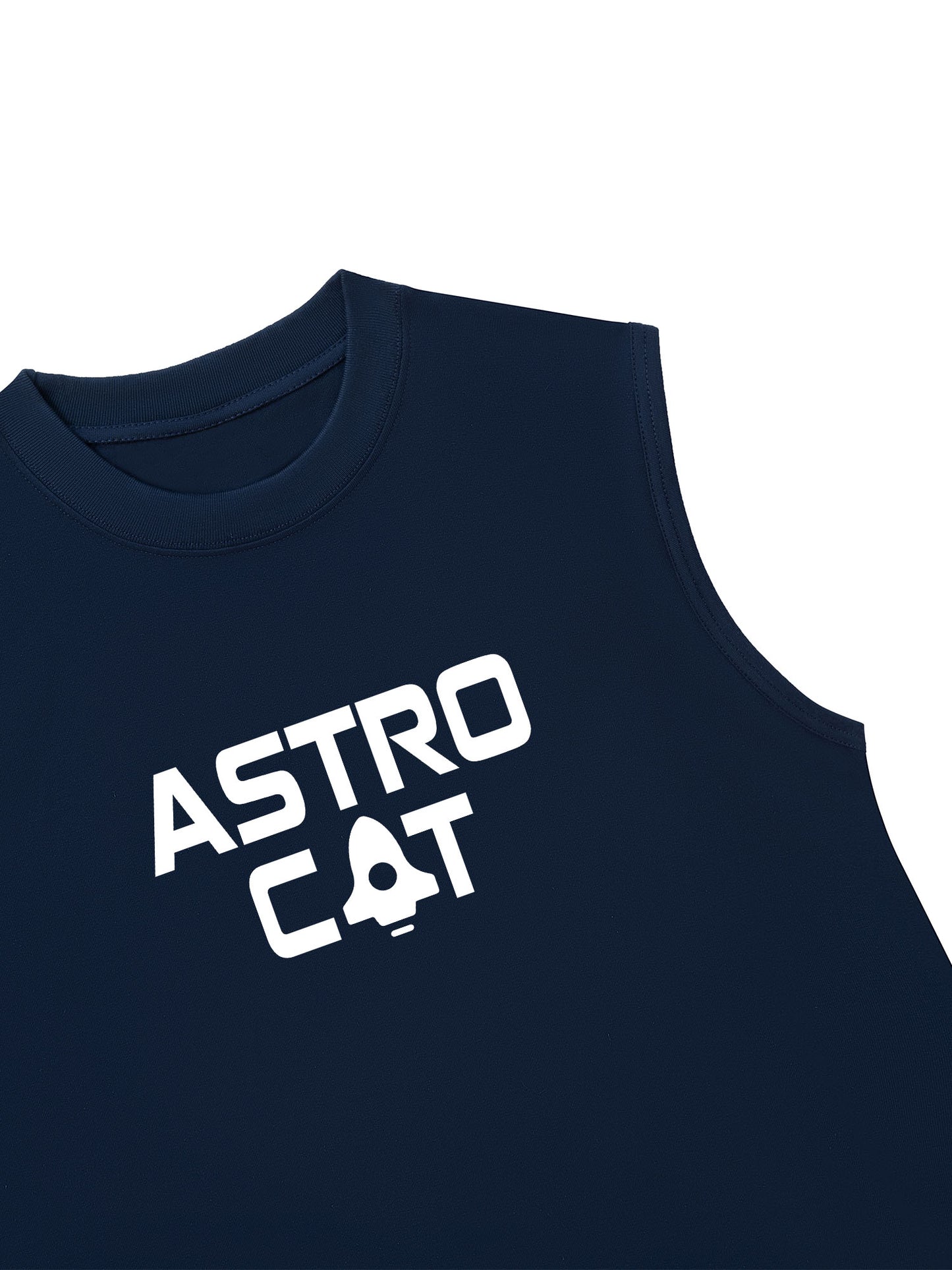 Áo Ba Lỗ Relaxed Fit Meow-ssion To Mars