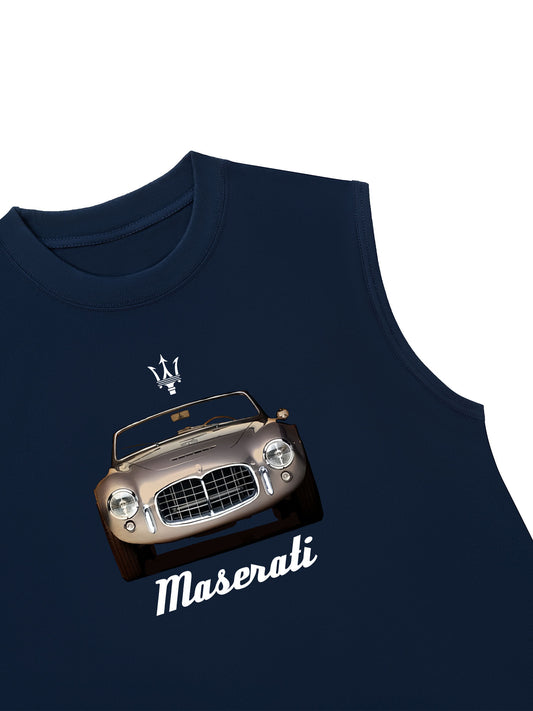Áo Ba Lỗ Relaxed Fit Maserati Car