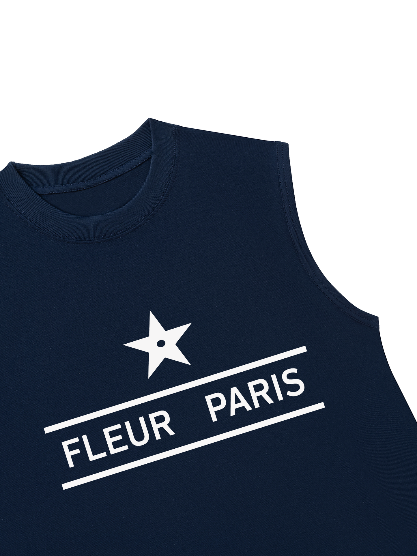Áo Ba Lỗ Relaxed Fit FLEUR PARIS