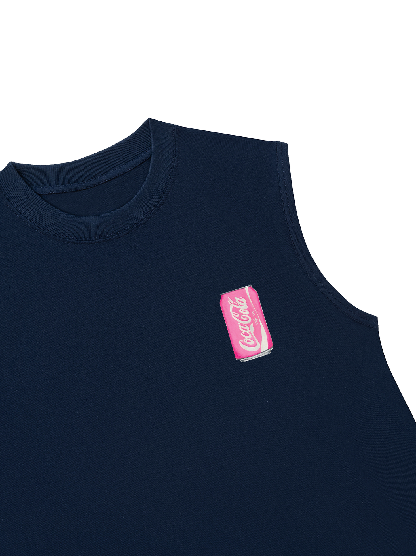 Áo Ba Lỗ Relaxed Fit Summer Vibes Pink Coca Cola