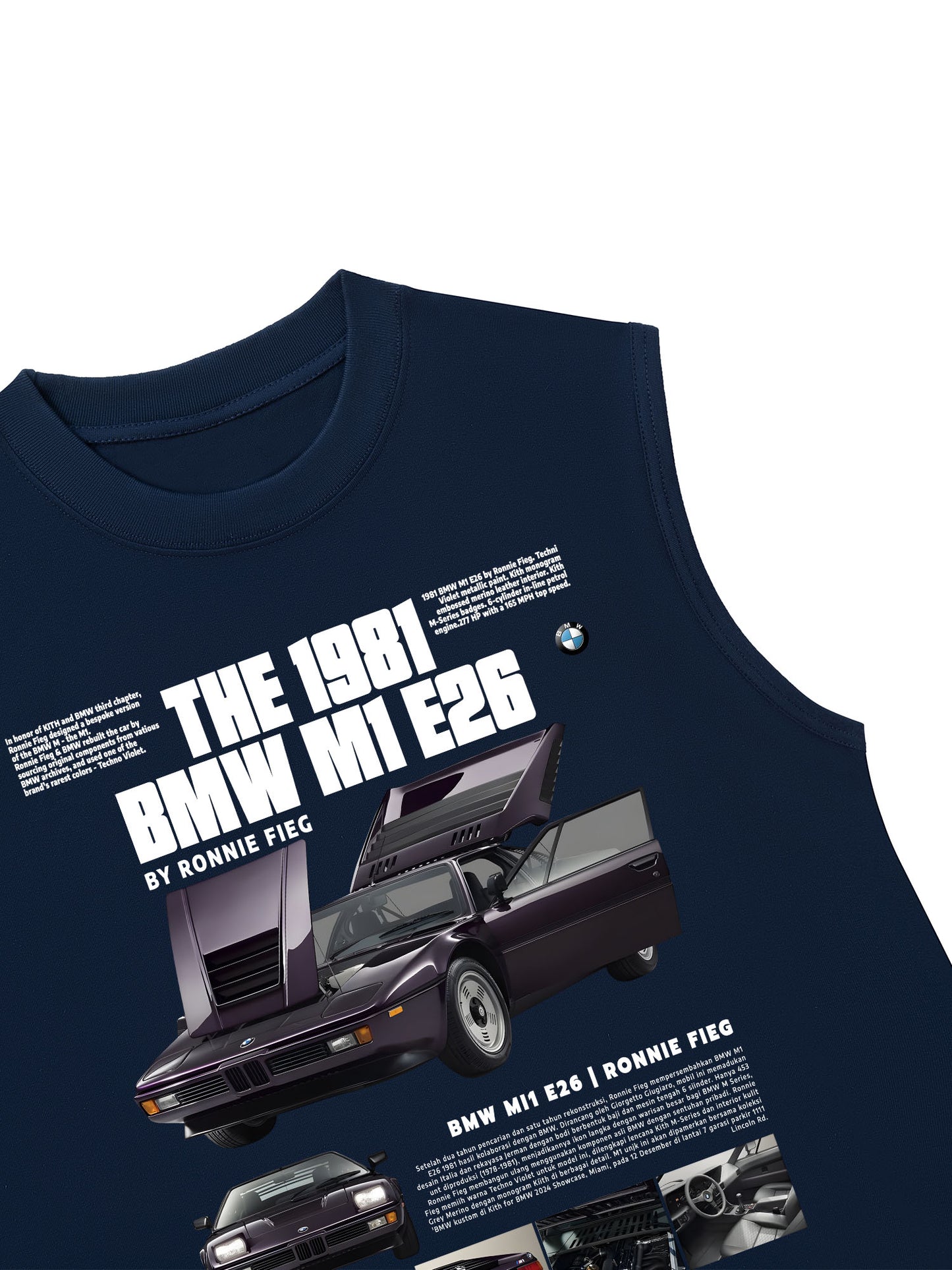Áo Ba Lỗ Relaxed Fit CAR The 1981 BMW M1 E26