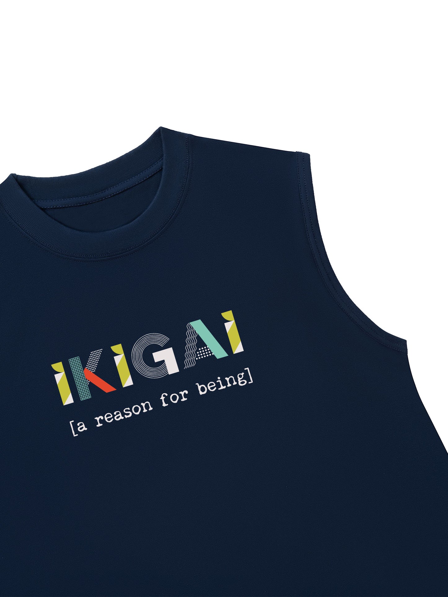 Áo Ba Lỗ Relaxed Fit Geometric Ikigai