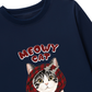 Áo Thun Dài Tay  Meowy Cat Red Xmas Plaid