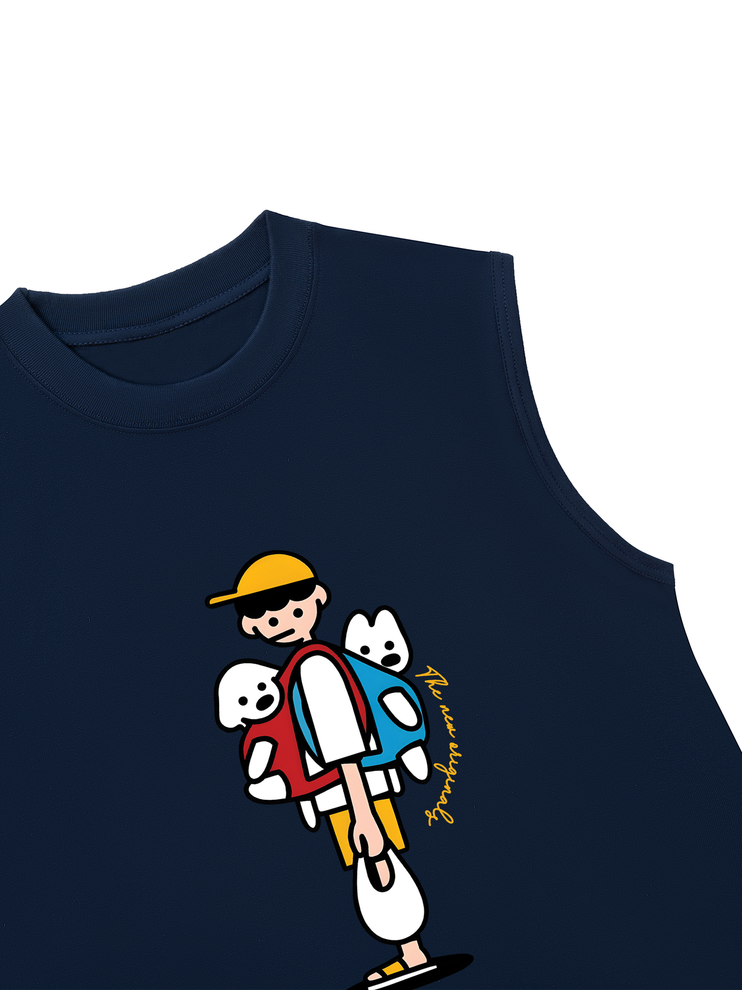 Áo Ba Lỗ Relaxed Fit Let_s Go
