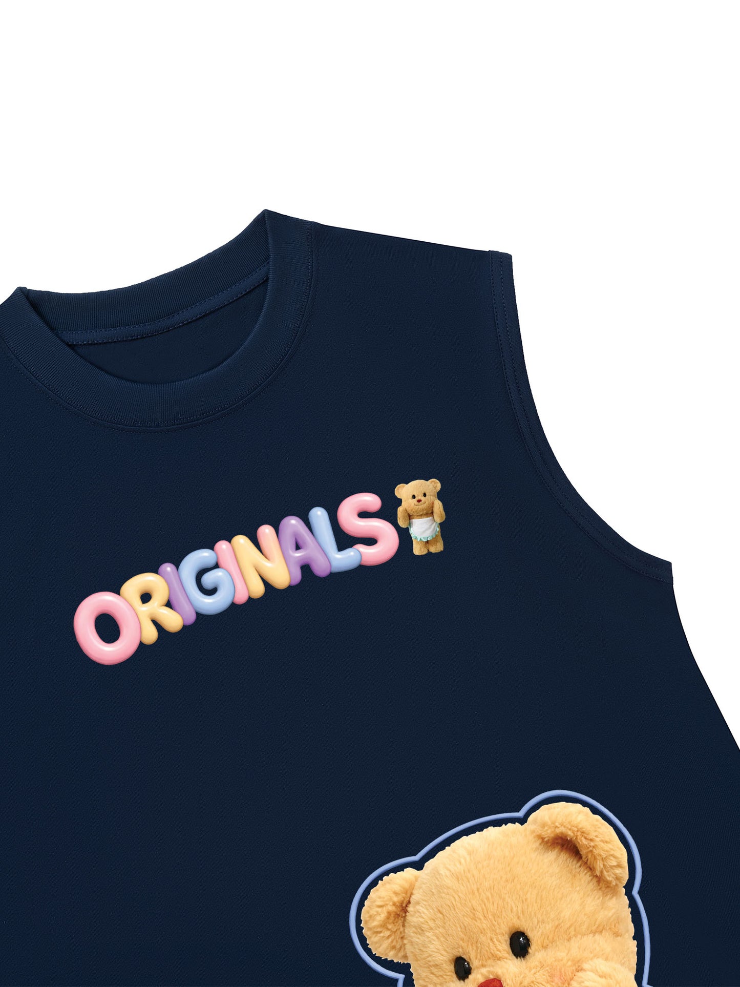 Áo Ba Lỗ Relaxed Fit Teddy Land Originals Bear