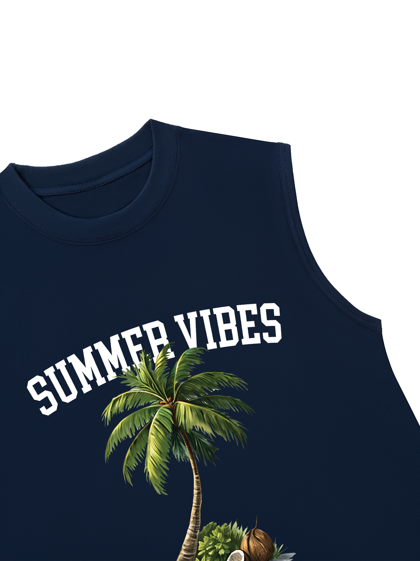 Áo Ba Lỗ Relaxed Fit Summer Vibes Coconut