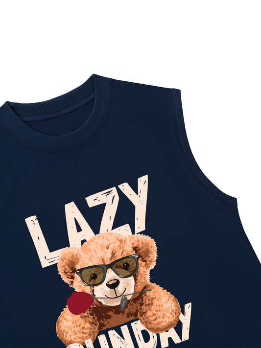 Áo Ba Lỗ Relaxed Fit Lazy Sunday