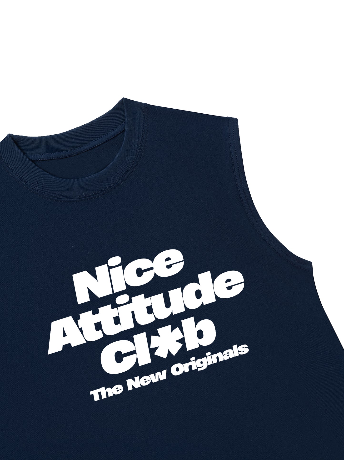 Áo Ba Lỗ Relaxed Fit  Life Vibe Nice Attitude