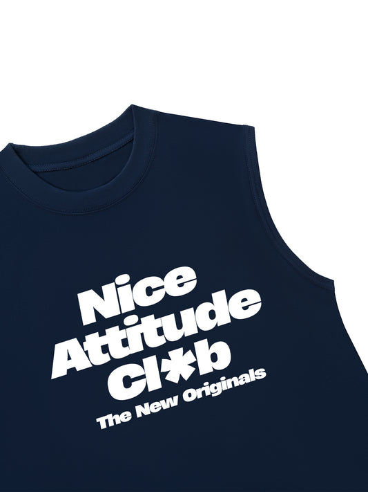 Áo Ba Lỗ Relaxed Fit  Life Vibe Nice Attitude