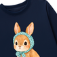 Áo Thun Dài Tay  Blue Tiffany Dotty Bunny