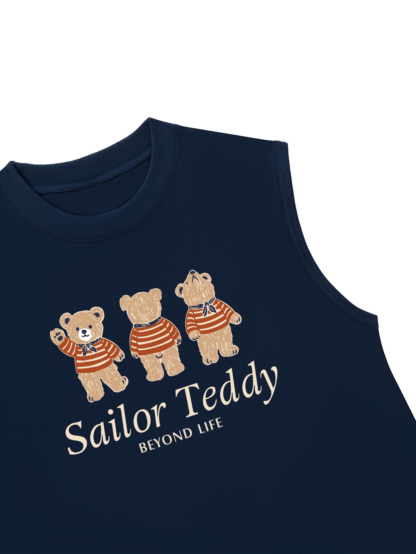 Áo Ba Lỗ Relaxed Fit Sailor Teddy
