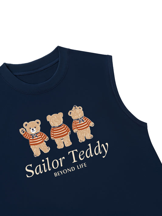 Áo Ba Lỗ Relaxed Fit Sailor Teddy