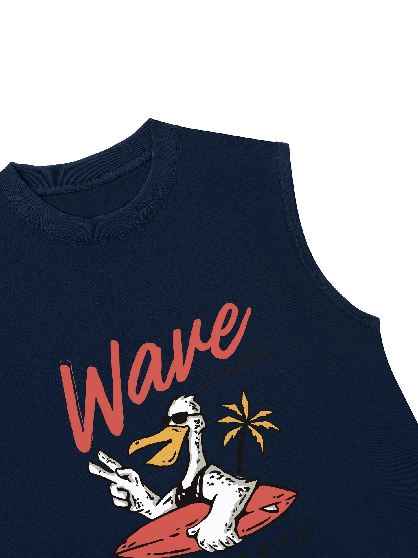 Áo Ba Lỗ Relaxed Fit Ocean Duck Waves