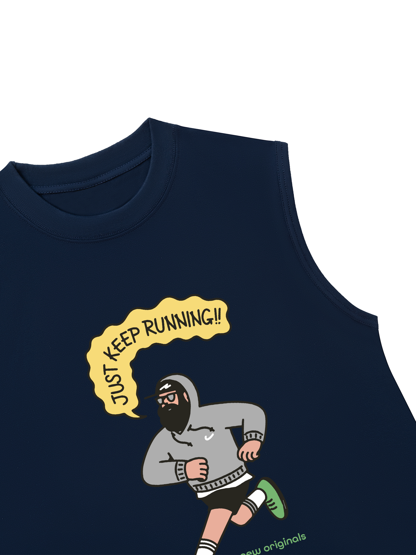 Áo Ba Lỗ Relaxed Fit Just Keep Running
