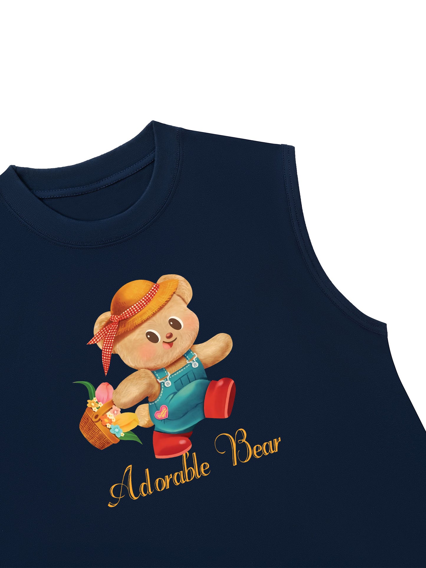 Áo Ba Lỗ Relaxed Fit Adorable Bear