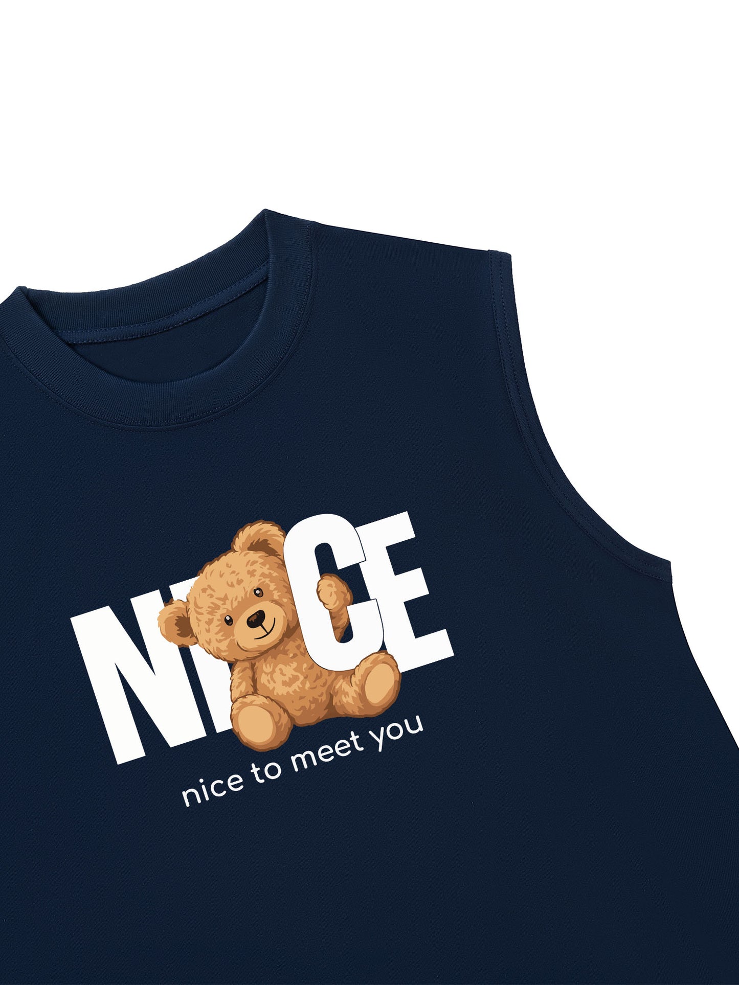 Áo Ba Lỗ Relaxed Fit Nice To Meet You