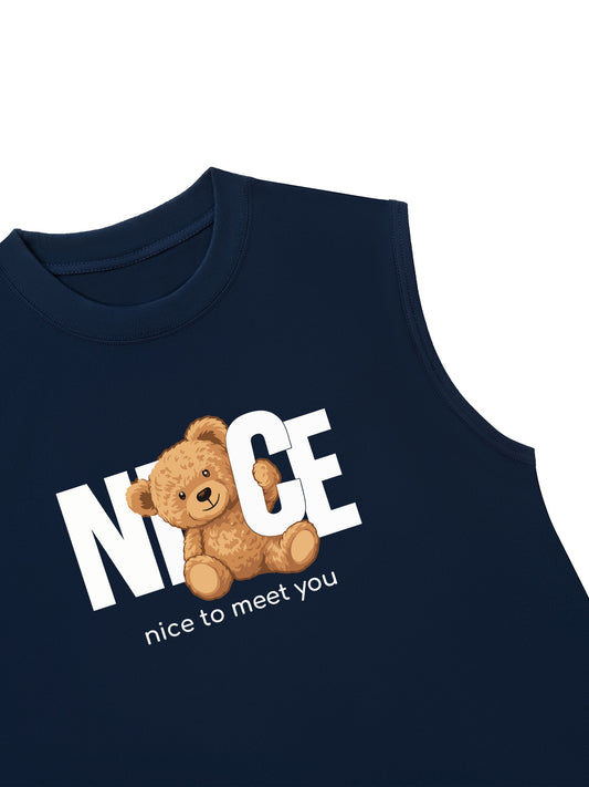 Áo Ba Lỗ Relaxed Fit Nice To Meet You
