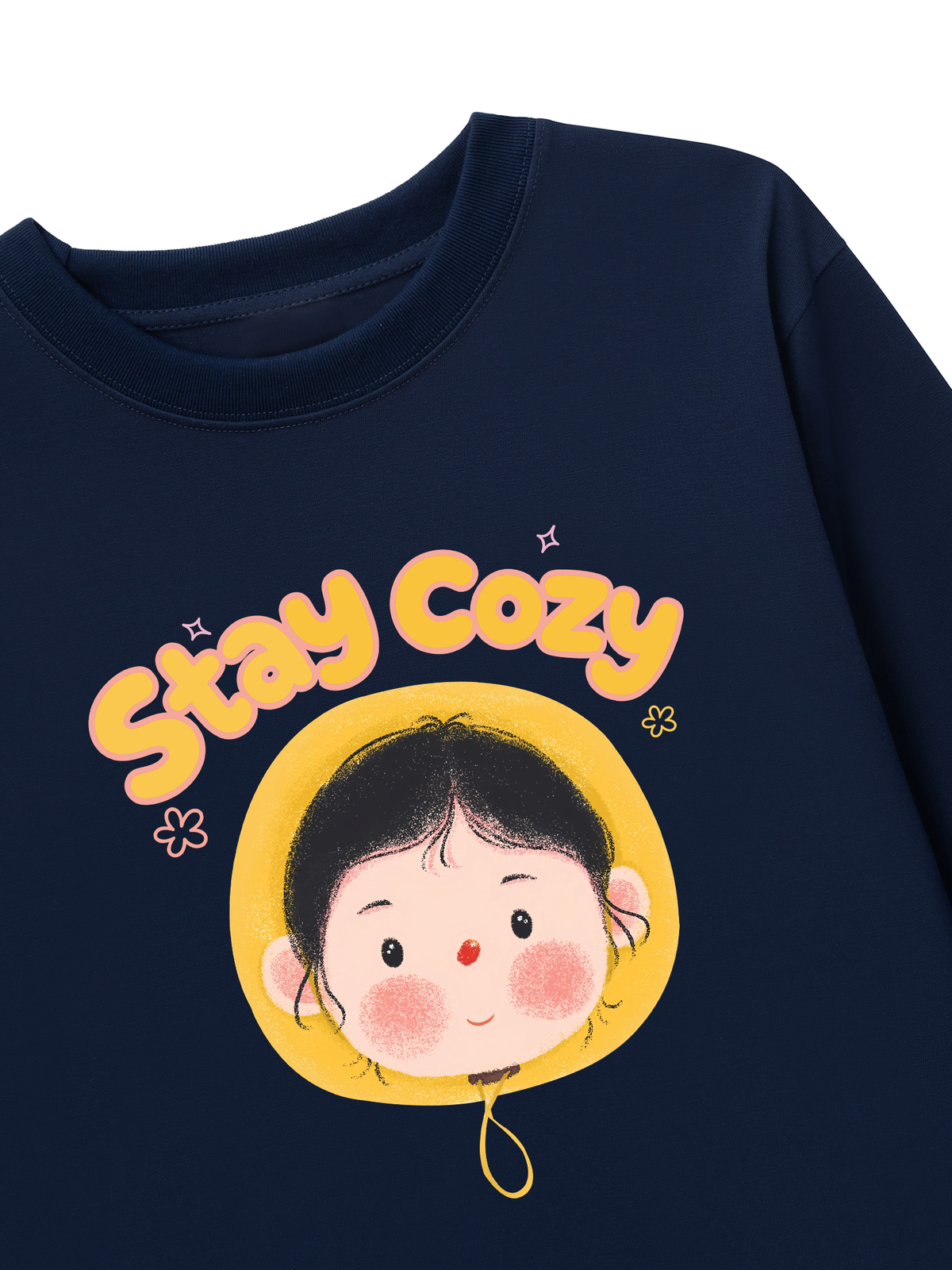 Áo Thun Dài Tay  Stay Cozy Little Girl