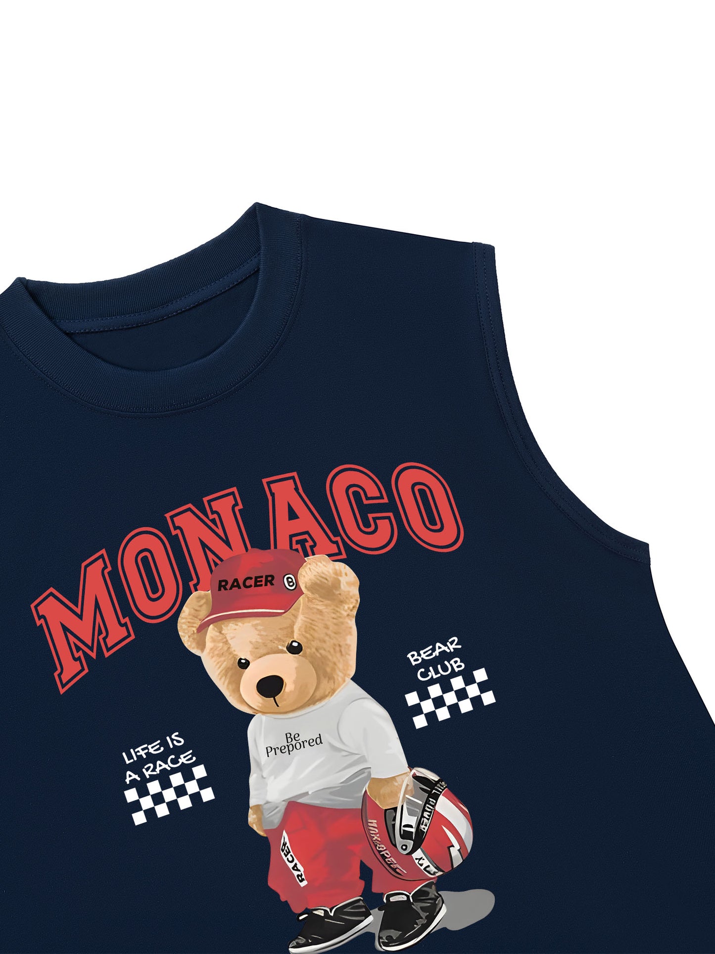 Áo Ba Lỗ Relaxed Fit Monaco Bear Club