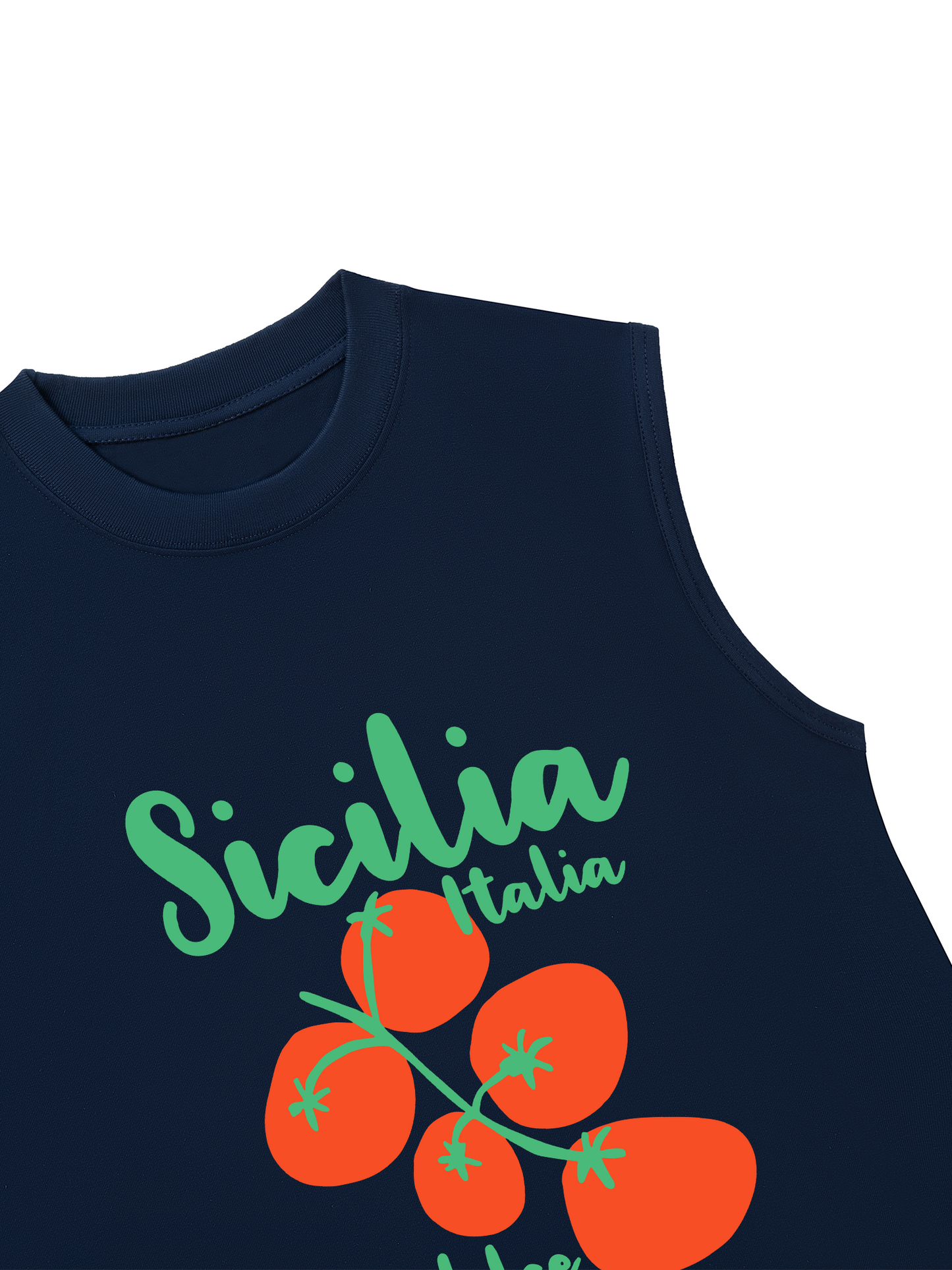 Áo Ba Lỗ Relaxed Fit Sicilia Italia