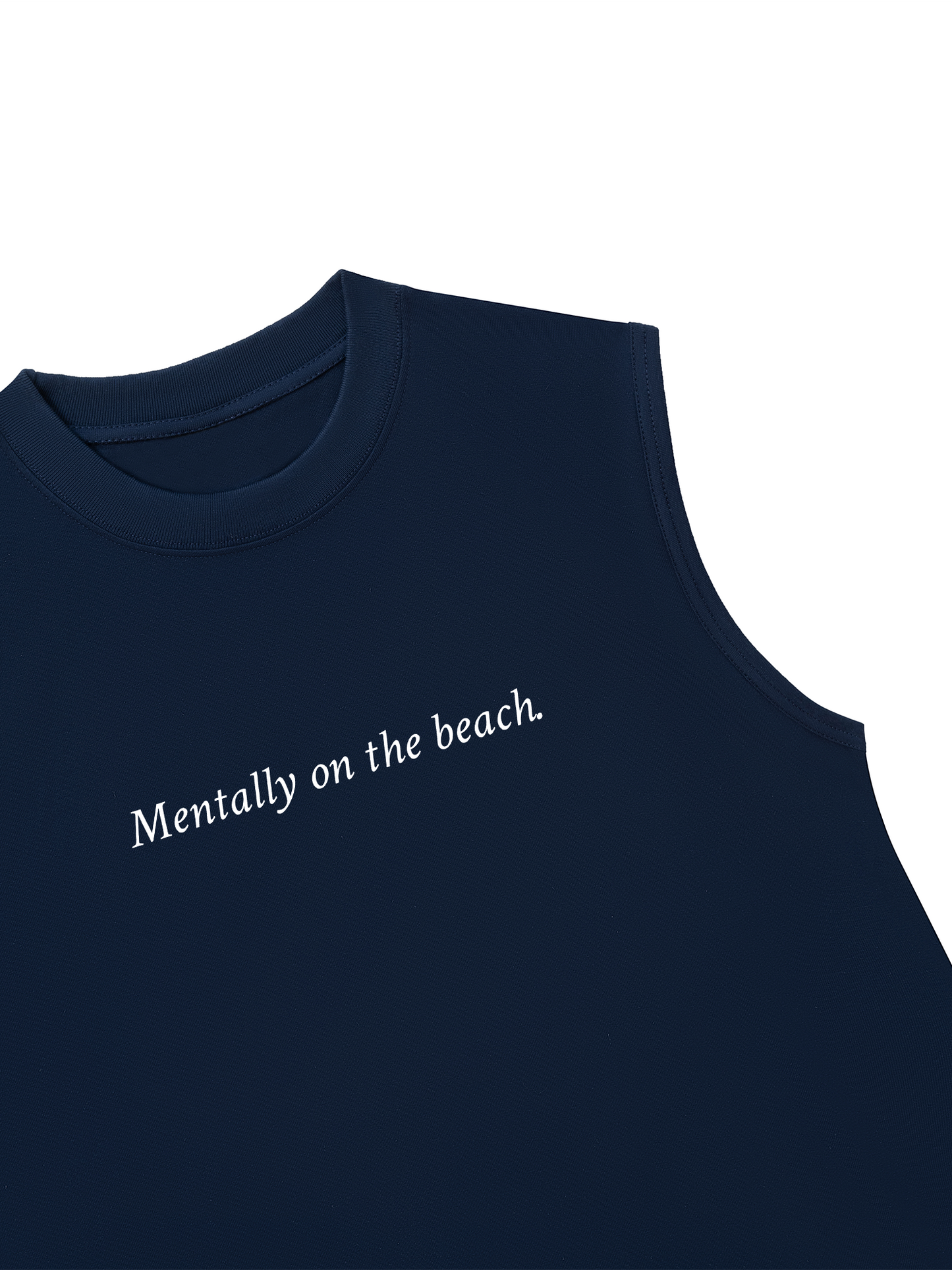 Áo Ba Lỗ Relaxed Fit Mentally on the Beach