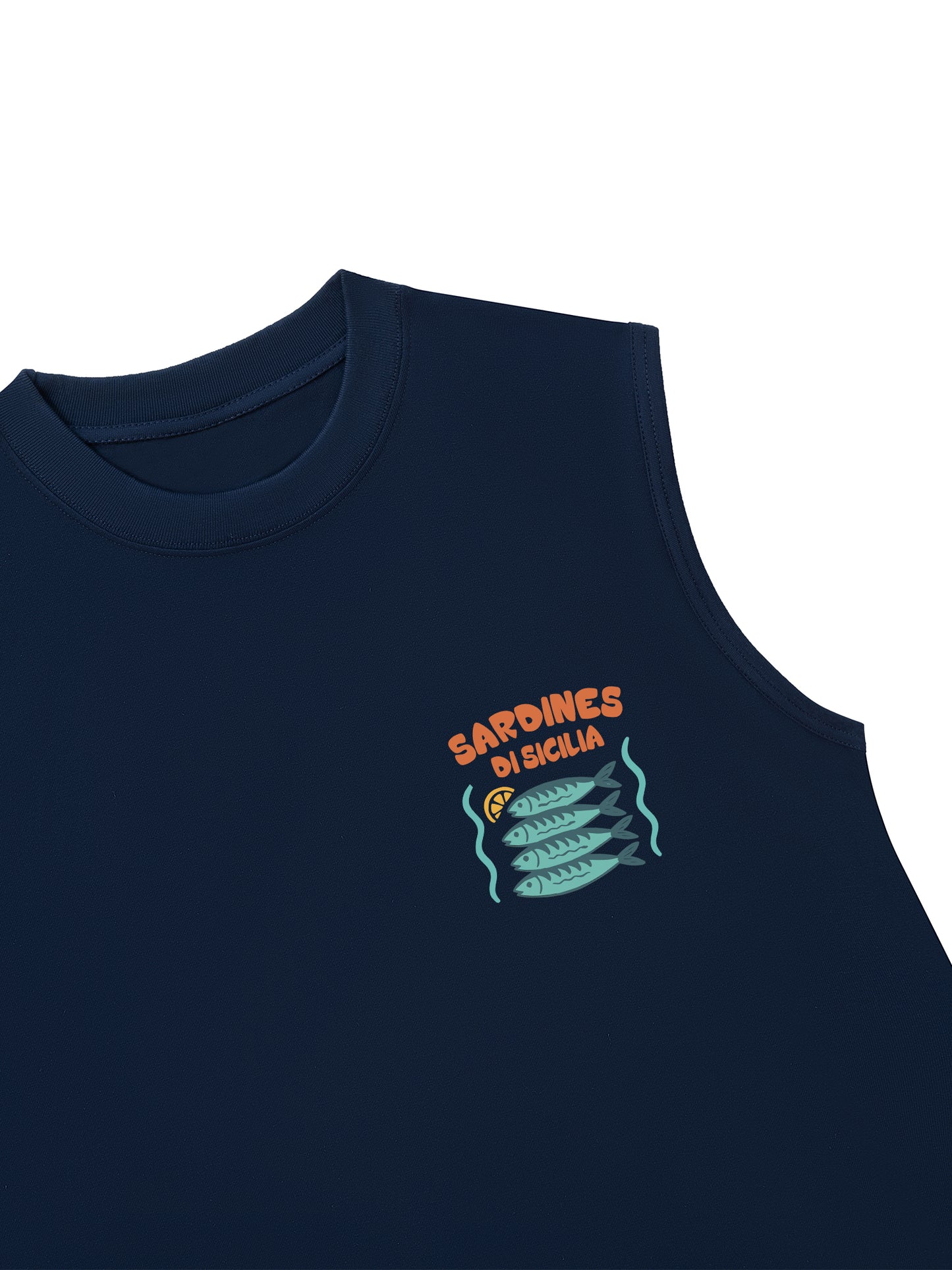 Áo Ba Lỗ Relaxed Fit Ocean Sardines