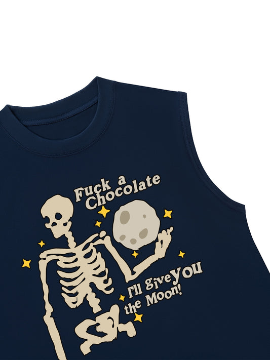 Áo Ba Lỗ Relaxed Fit I_ll Give You The Moon