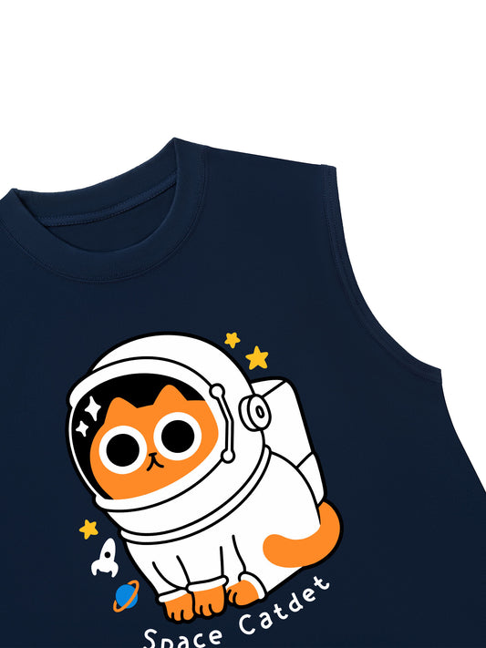 Áo Ba Lỗ Relaxed Fit Space Catdet