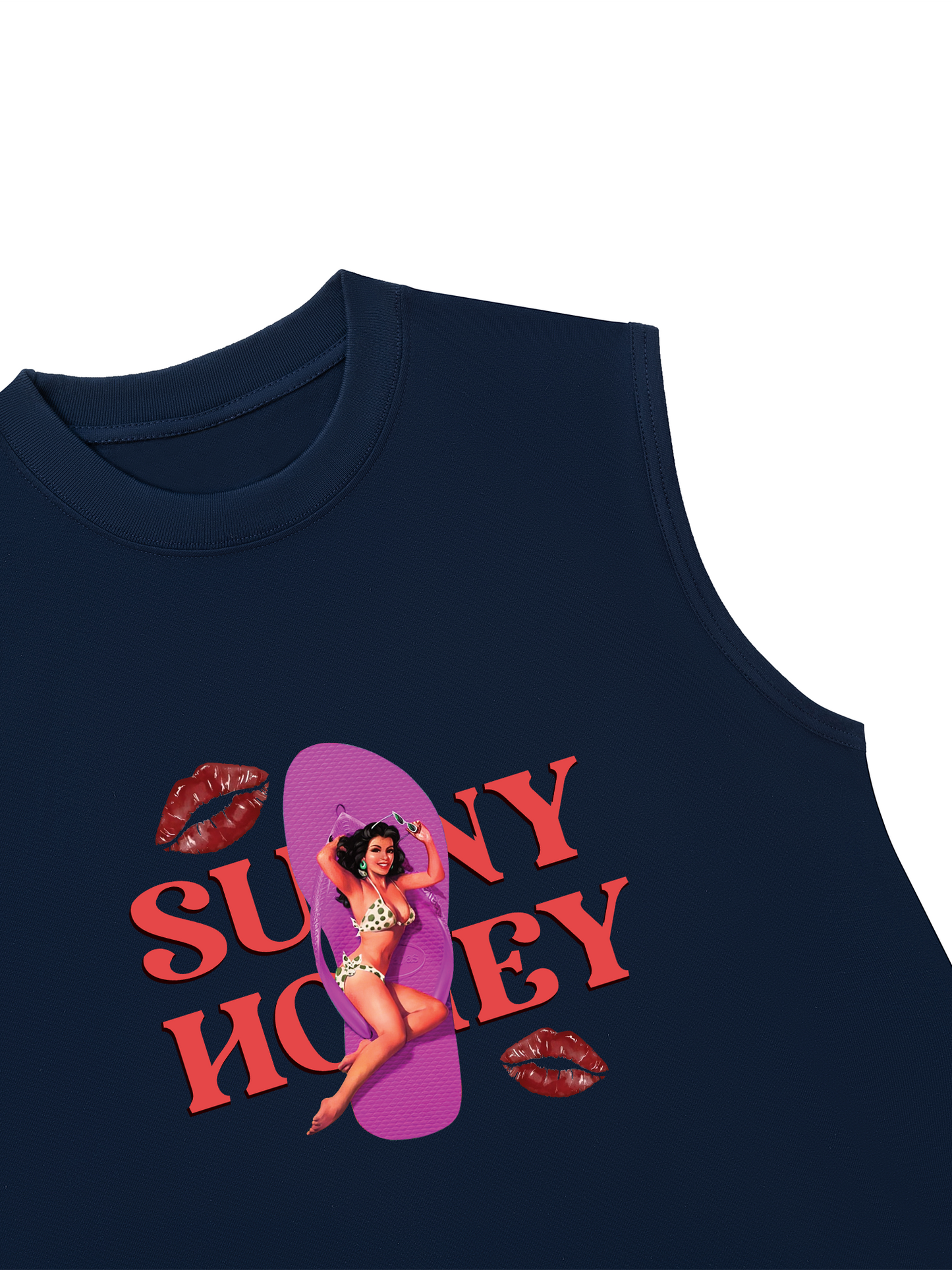 Áo Ba Lỗ Relaxed Fit Summer Vibes Sunny Honey