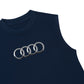 Áo Ba Lỗ Relaxed Fit CAR AUDI Black & White