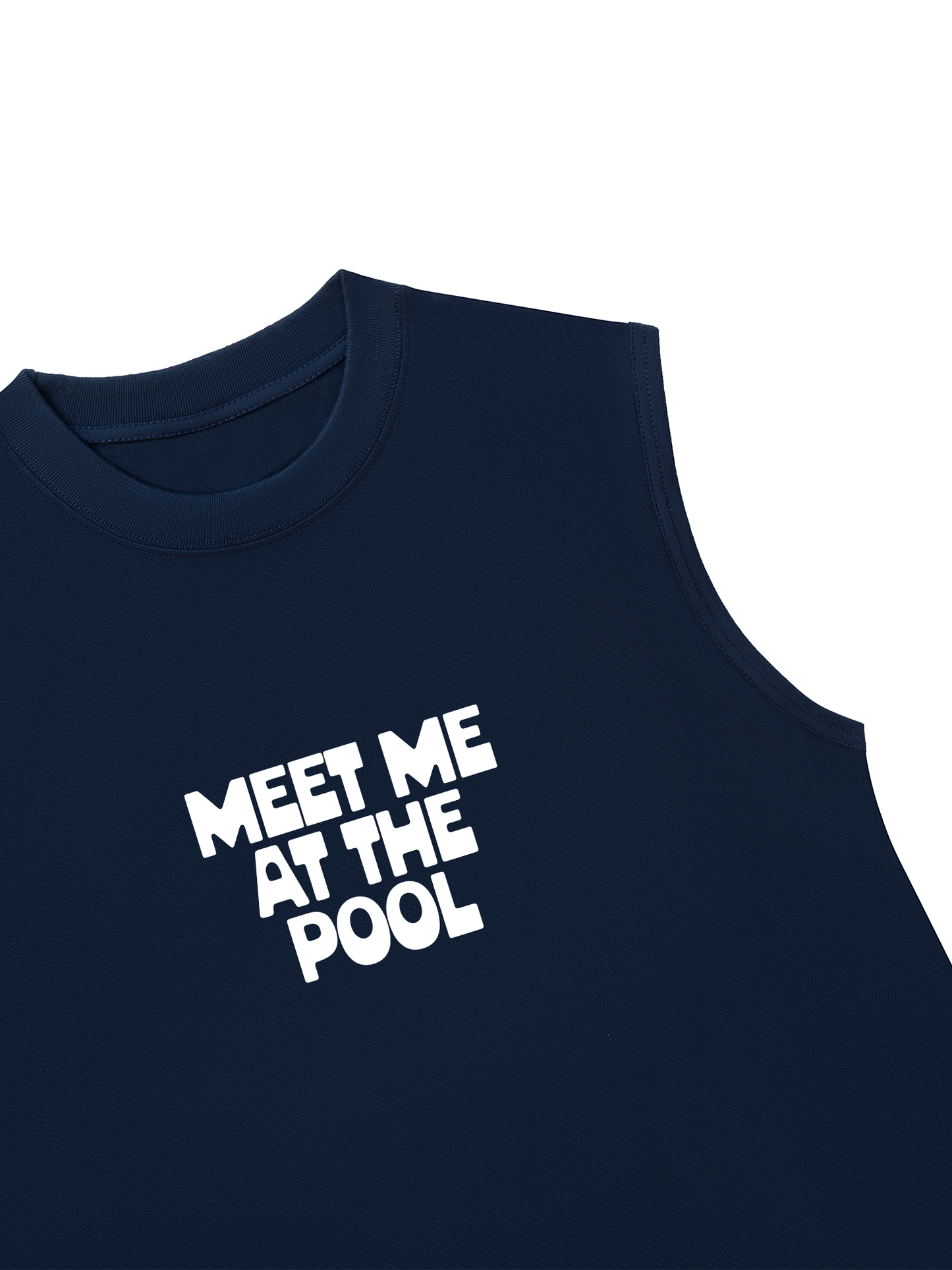 Áo Ba Lỗ Relaxed Fit Meet Me At The Pool