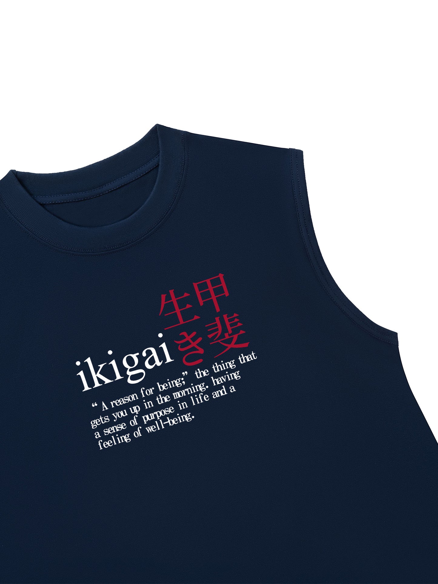 Áo Ba Lỗ Relaxed Fit Ikigai A Reason For Being