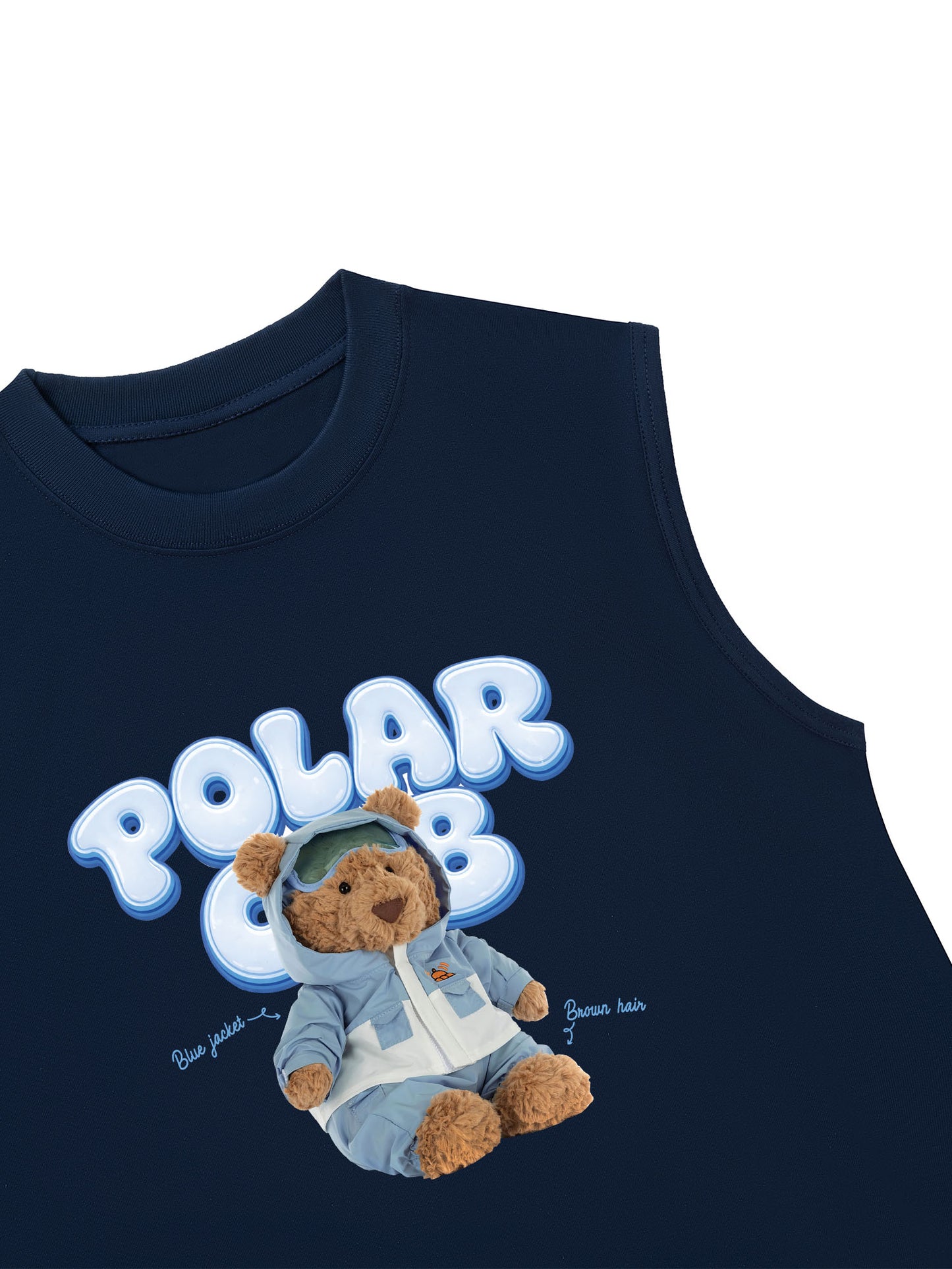 Áo Ba Lỗ Relaxed Fit Teddy Land Solar Cub
