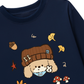 Áo Thun Dài Tay  Cute Puppy Autumn Vibes