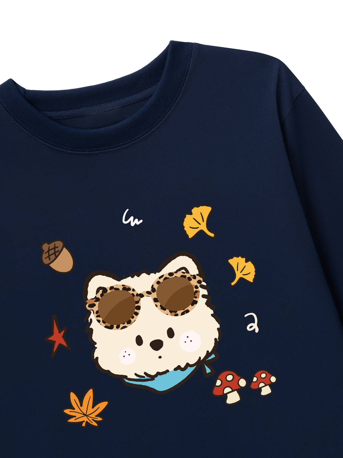 Áo Thun Dài Tay  Puppy Autumn Vibes