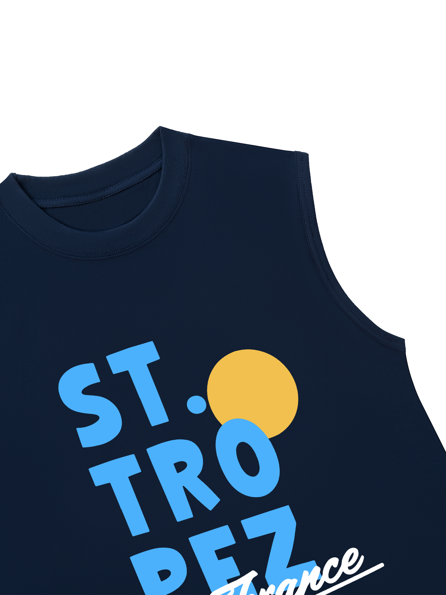 Áo Ba Lỗ Relaxed Fit ST Tropez France