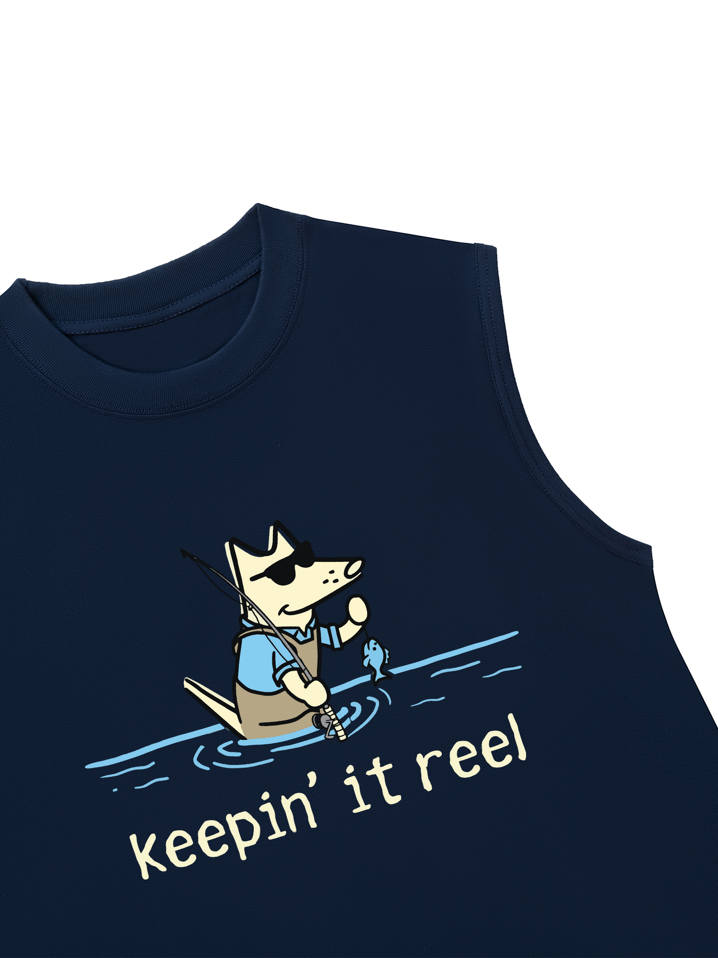 Áo Ba Lỗ Relaxed Fit Go Outside Keep It Reel