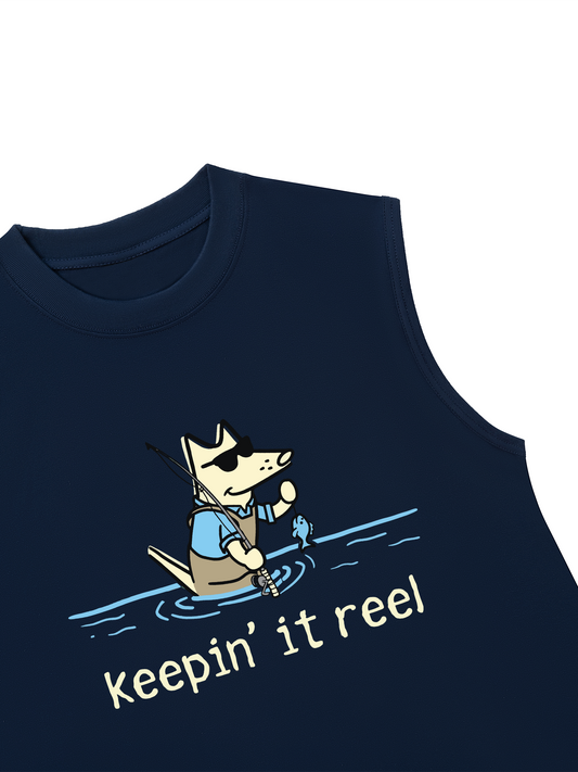 Áo Ba Lỗ Relaxed Fit Go Outside Keep It Reel