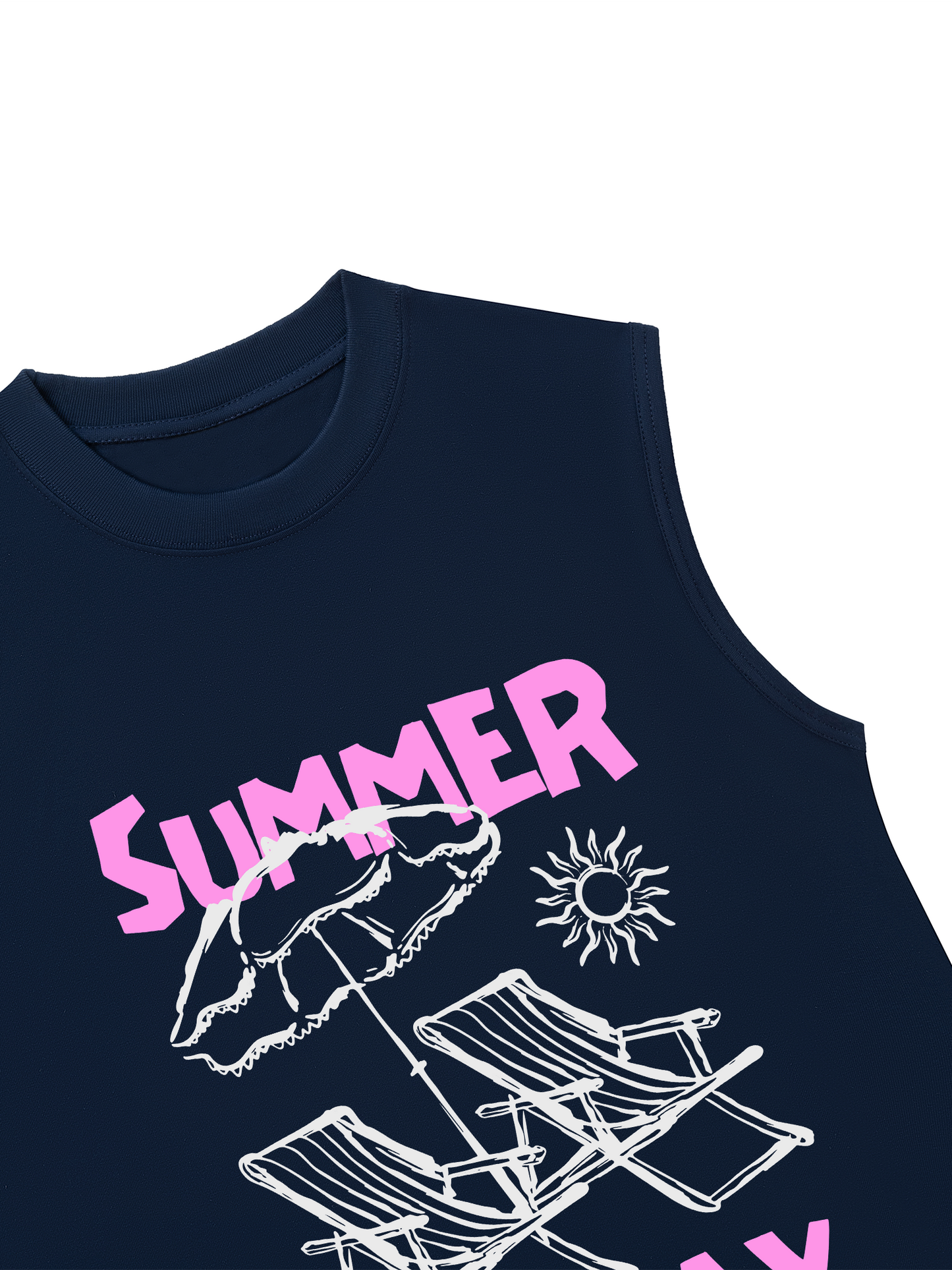 Áo Ba Lỗ Relaxed Fit Summer Holiday The Girl