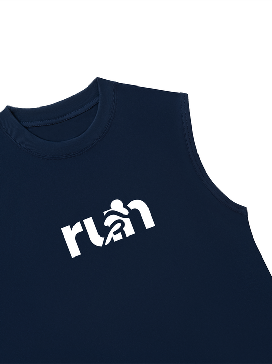 Áo Ba Lỗ Relaxed Fit Run Typography 3