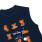 Áo Ba Lỗ Relaxed Fit Teddy Land Teddy Chill Day