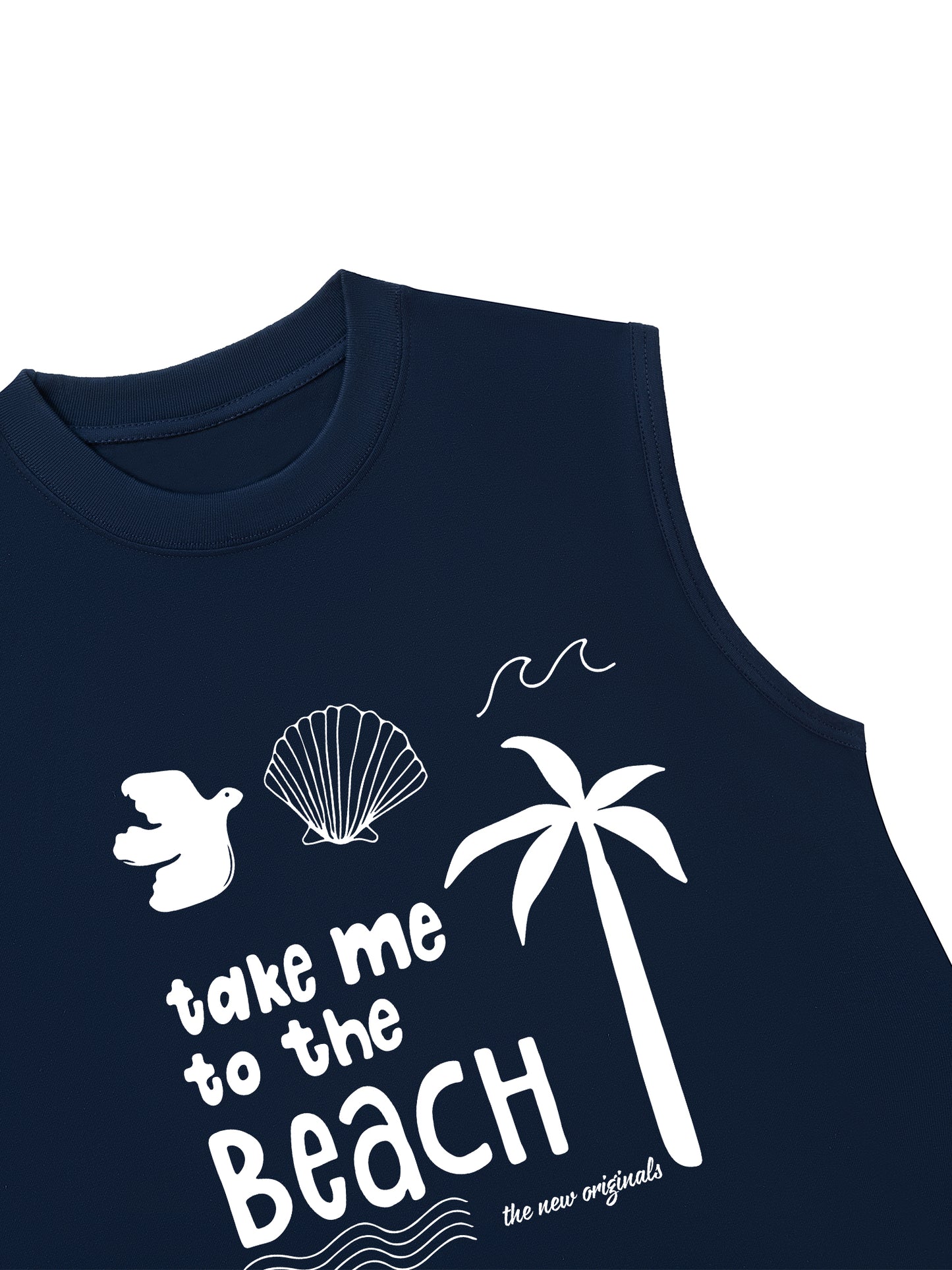 Áo Ba Lỗ Relaxed Fit Take Me To The Beach