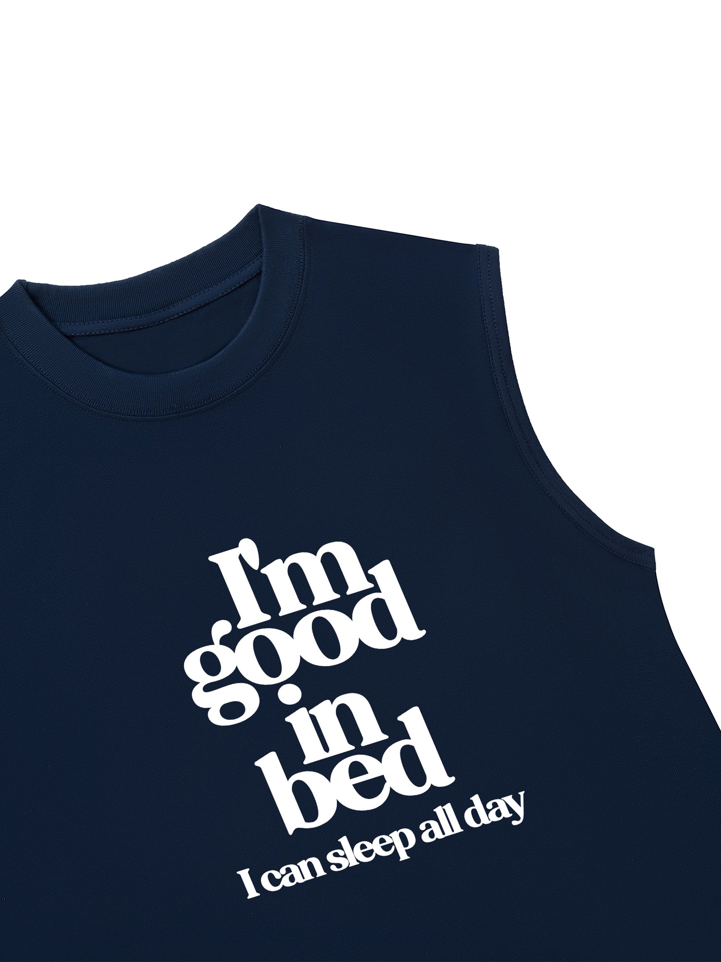 Áo Ba Lỗ Relaxed Fit Life Vibe Good In Bed