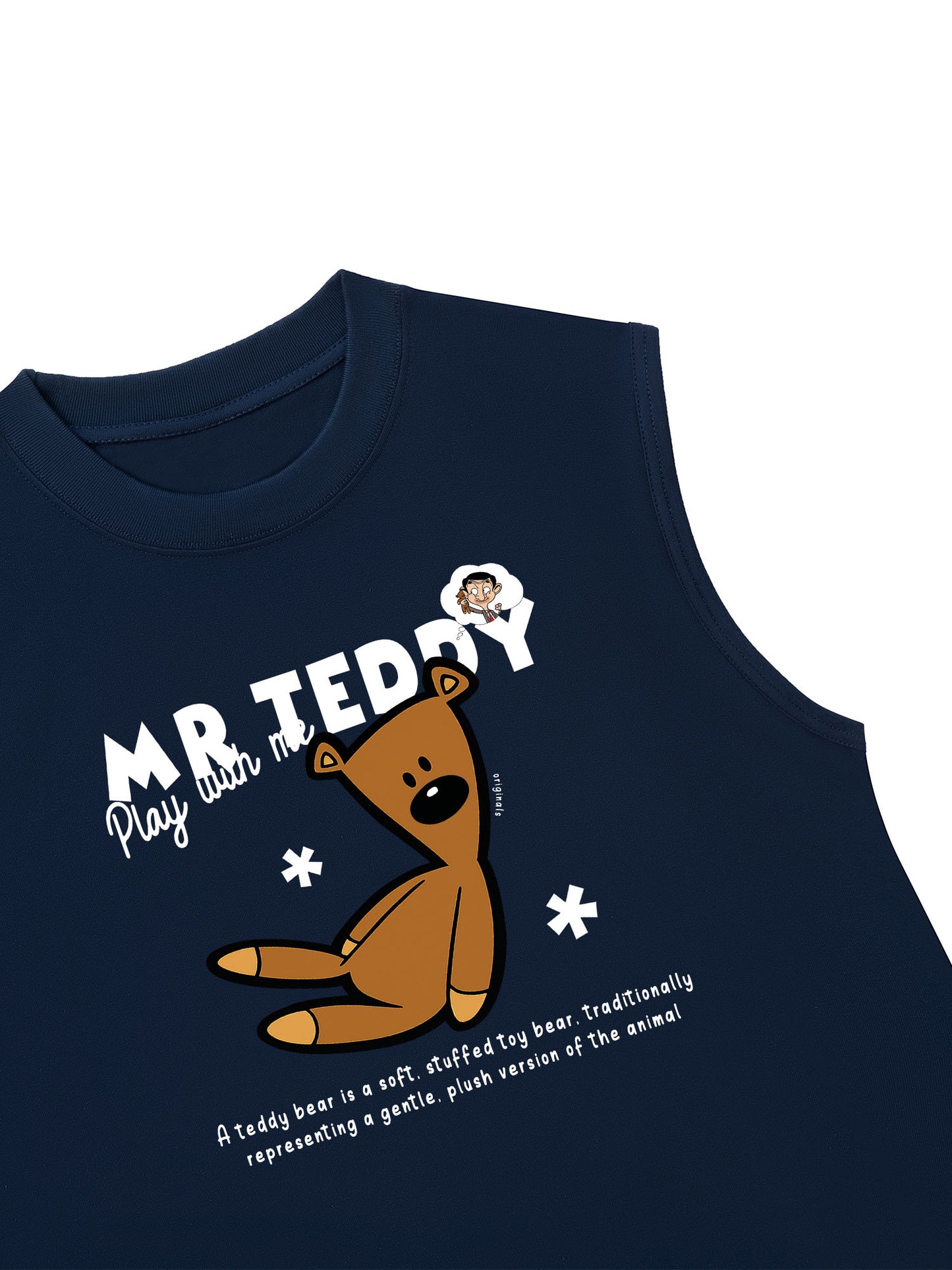 Áo Ba Lỗ Relaxed Fit Teddy Land Mr Teddy